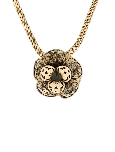 broche camelia chanel|chanel camelia necklace.